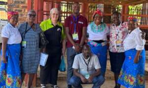International visiting group attending the CLA.