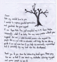 A letter from Bangladesh