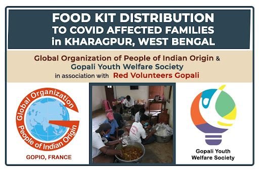 GYWS collaberated with GOPIO for Food Distribution