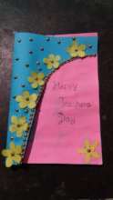 Teachers Day Card Made by the students.