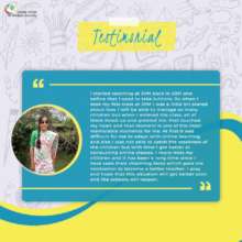 Testimonial of one of our teachers