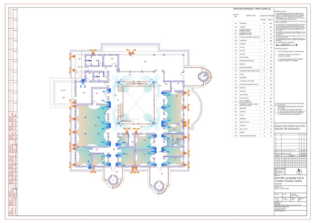 Air Circulation Diagram - First Floor