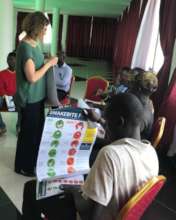 1st Aid Poster distribution to community members