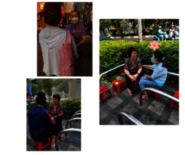 Outreach staff are at work