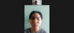 Our staff & Ivy discuss to apply for baking course