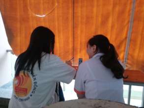 Acacia and Clover at their new school