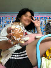 Tranquil is happy when receiving her mooncakes