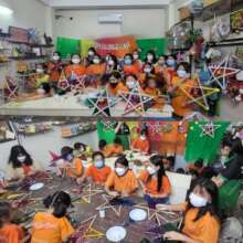 Star Lantern making - Mid-autumn season