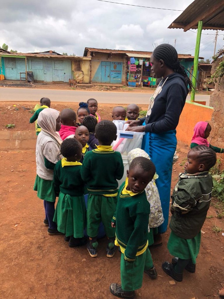 Waldorf Training to three teachers in Kenya.