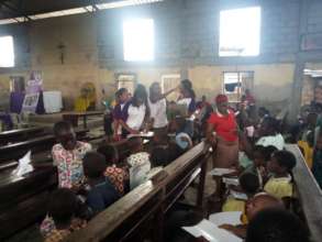 Eager participants at Makoko