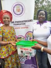 Presentation of First Aid boxes to schools