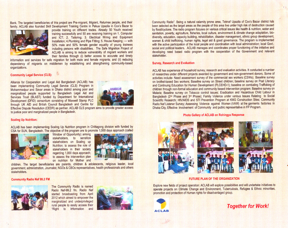 Livelihood for the Youths & Adolescents and ECD