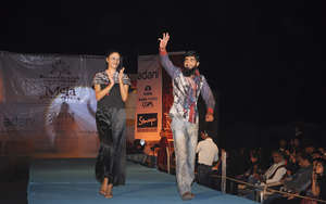 Salmanbhai walks the KRV fashion show ramp