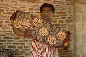 Anwar with batik inspired by Rann of Kutch