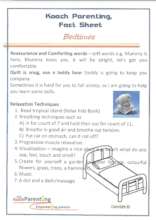 Bedtime Fact Sheet