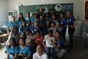 All done! Last day of camp group photo.