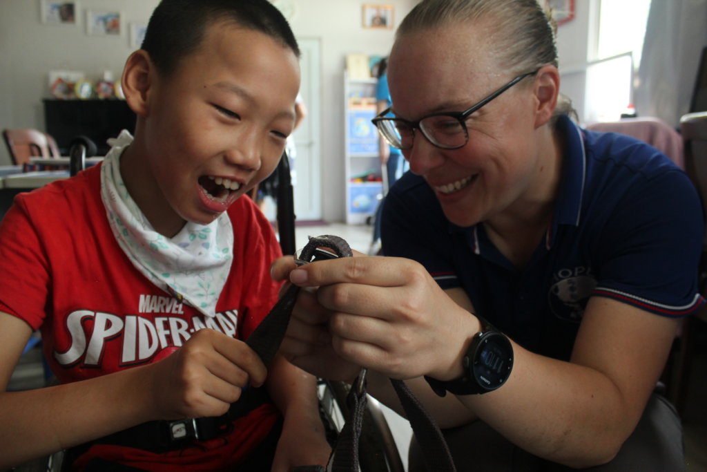 Horse-based services for the disabled in China