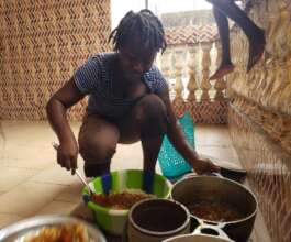 Cleaning or Cooking I'm happy