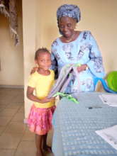 Mariam with Founder Madam Kolie