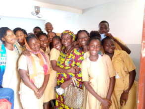 All the students love my partner Madam Kolie