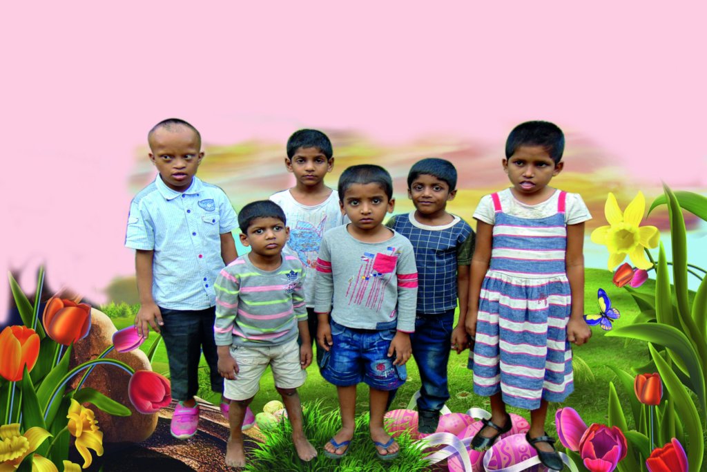 Water - crisis - Mentally Challenged children