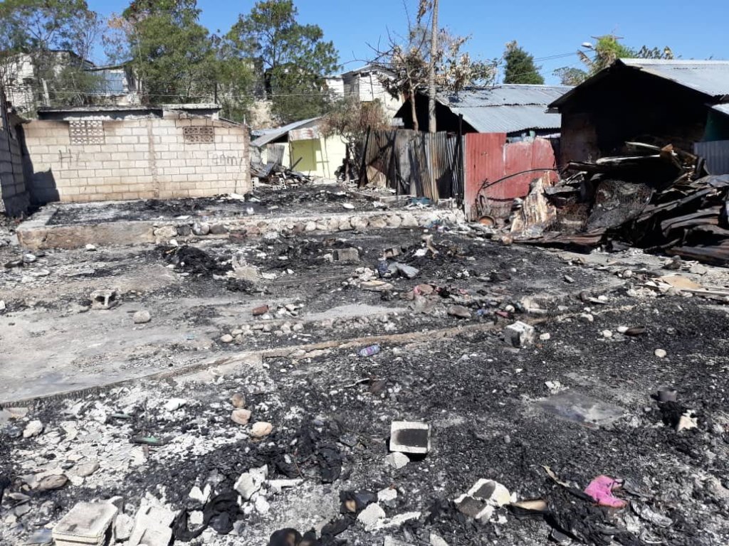 Shacks in the slums of Port au Prince