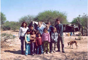 Wichi community in Las Llanas, Province of Salta