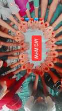 Girls and women celebrated Menstrual Hygience Day