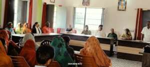 Gram Sabha meeting in progress
