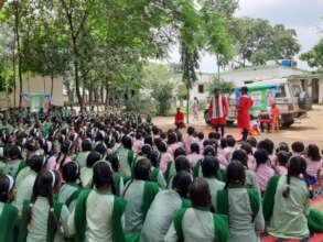 Theatre of Oppressed show in School in Hazaribagh