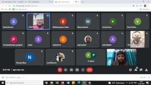 Online session with teachers in Child Safety Week