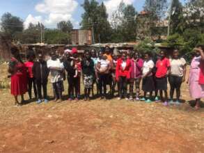 Ladies joining the skills training workshop