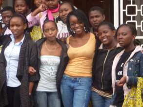 Teens post at a past mentorship program