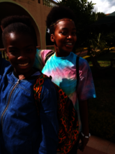 Girls at the camp