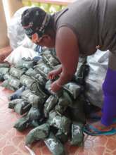 Preparing the dignity packs