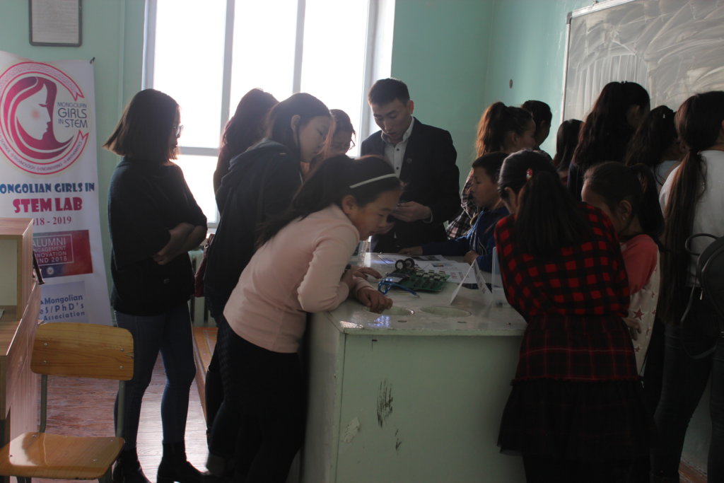 Support Robotics&Coding lab for girls in Mongolia