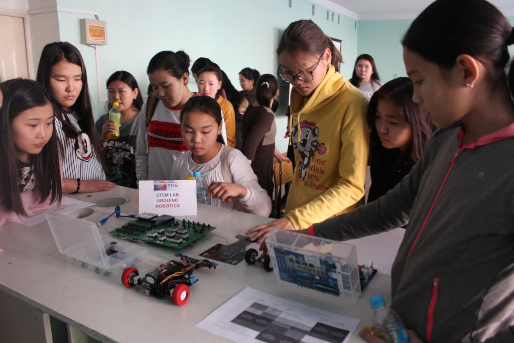 Support Robotics&Coding lab for girls in Mongolia