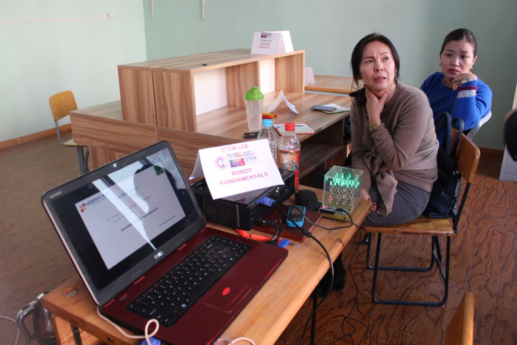 Support Robotics&Coding lab for girls in Mongolia