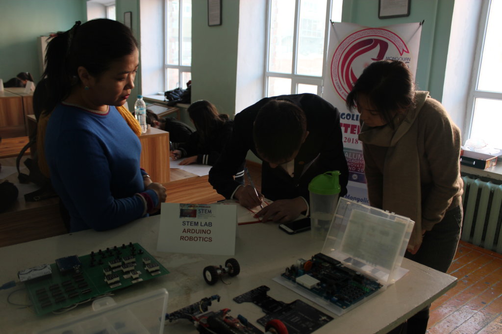 Support Robotics&Coding lab for girls in Mongolia