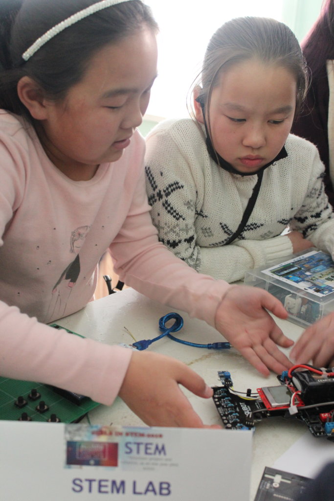 Support Robotics&Coding lab for girls in Mongolia