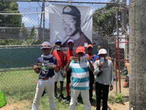 Kids beginning their baseball card collection