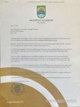 Support Letter from the new Mayor of. Sosua