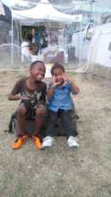 Happy Kids with new Shoes