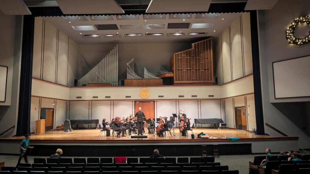 Joy Symphony dress rehearsal for the Fall Concert