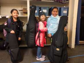 JOY second graders with their viola and cellos!