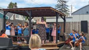 JOY After School Orchestra performs at Kopitos
