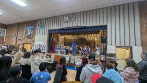 Students play at Holiday Craft Bazaar