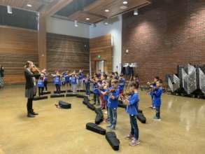 JOY students performing at Newberg Rotary