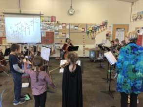 JOY students and Cello Teaching Artist Ms. Zhou!