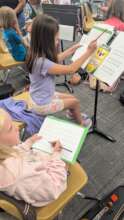 JOY Summer Camp students compose their own music